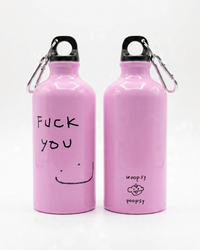 Пляшка "Fuck you" рожевого кольору