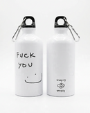 Пляшка "Fuck you" білого кольору