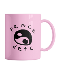 Чашка рожева "Peace detc"